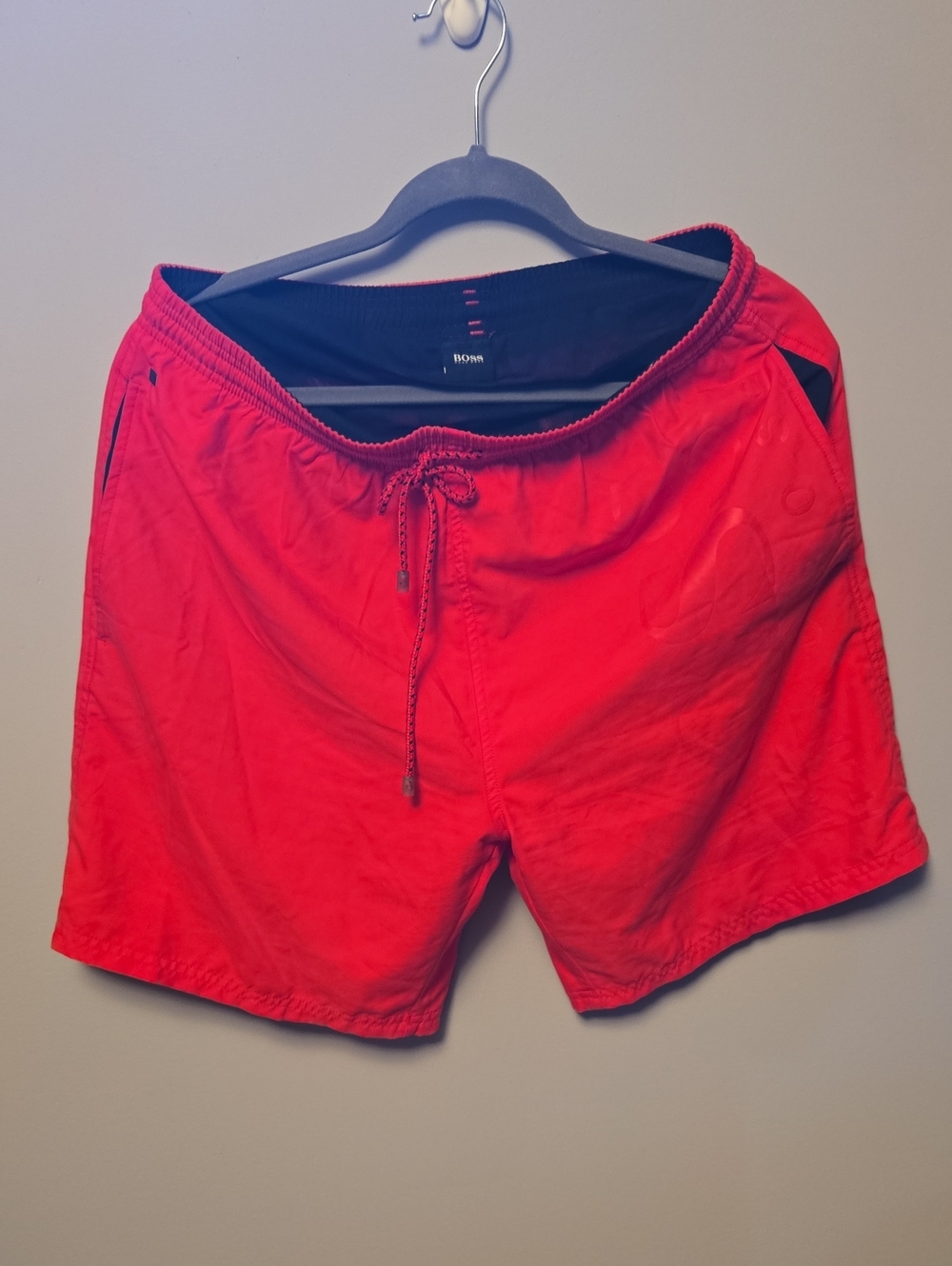 BOSS Men’s Red Swim Shorts
